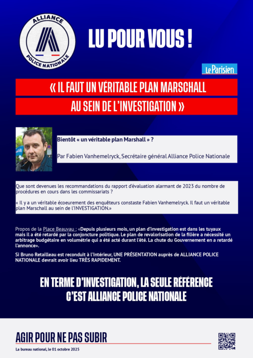 PLAN MARSCHALL INVESTIGATION